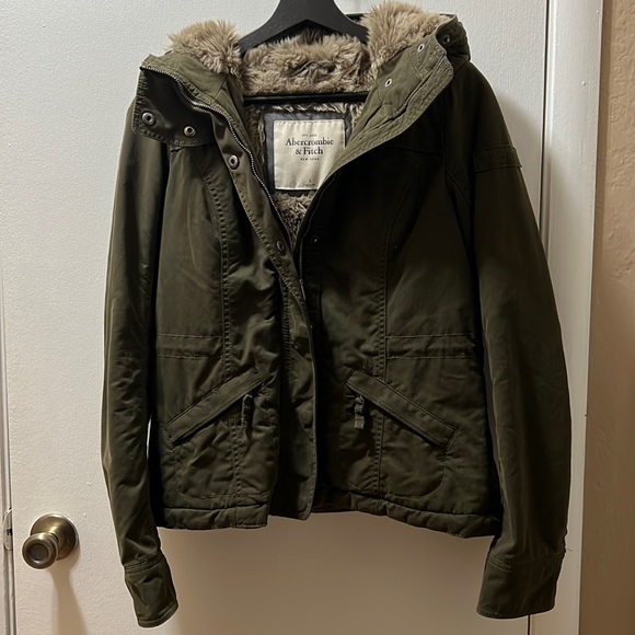 Abercrombie Fur Lined Jacket - Picture 1 of 9